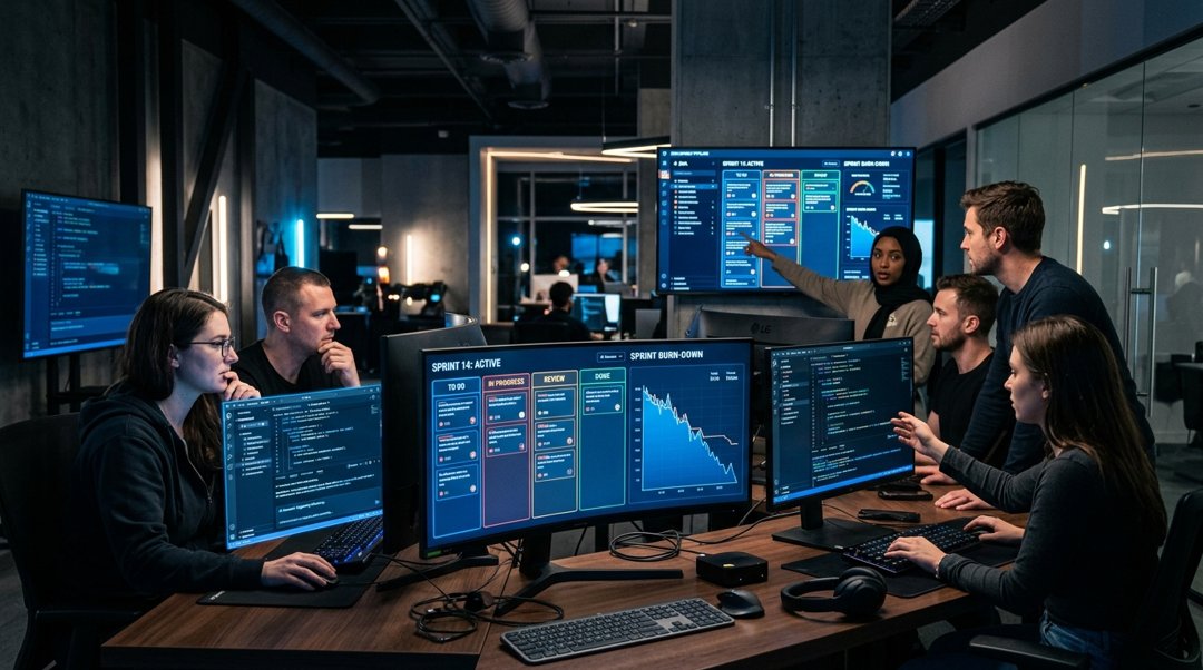 Como Equipes de Alta Performance Estão Multiplicando Throughput com IA e Mindset Ágil