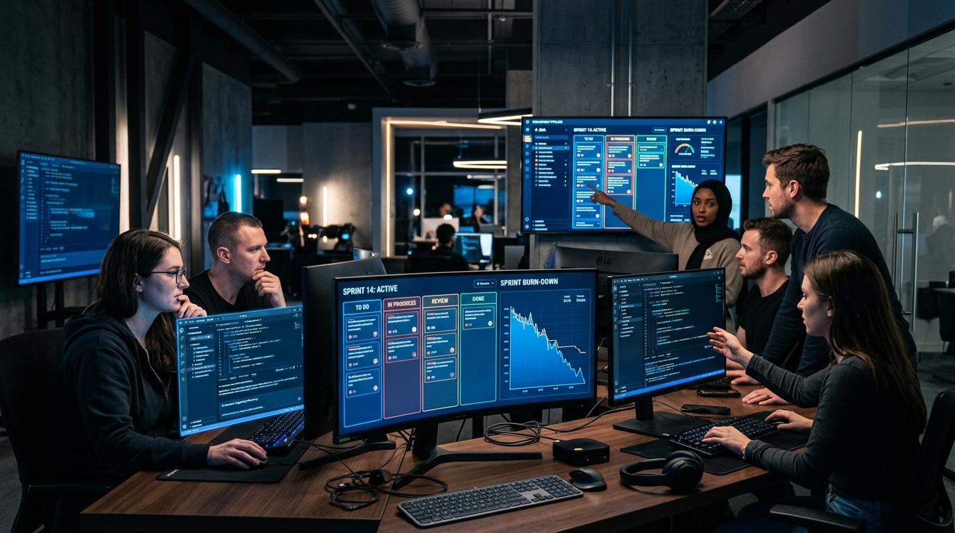 Como Equipes de Alta Performance Estão Multiplicando Throughput com IA e Mindset Ágil